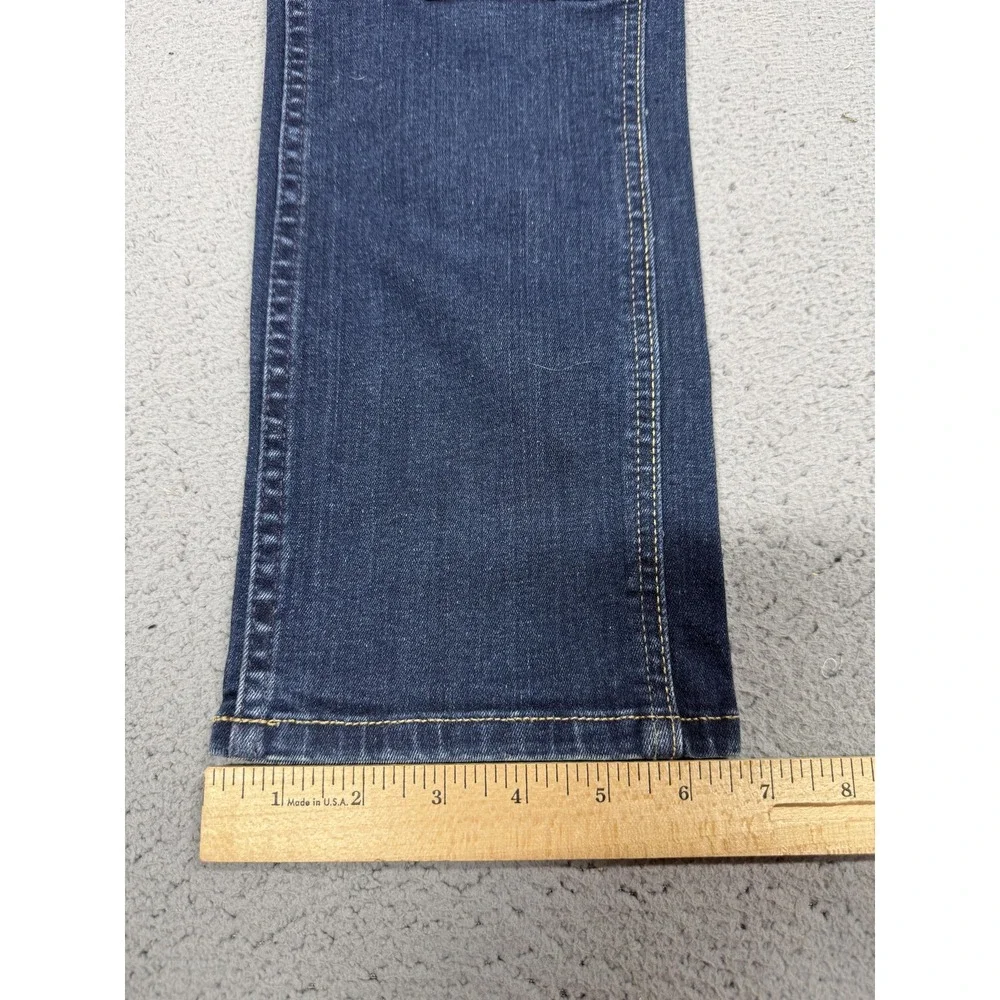 Dovetail Workwear The Maven Slim Jeans Womens 8/28 Blue Utility Stretch Denim